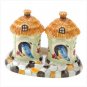BIRDHOUSE SALT AND PEPPER SET