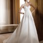 Glamorous Train Satin Empire Waist Sweetheart Wedding Dress D62860