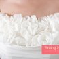 Elegant Ivory Spaghetti Train Wedding Dress D60337