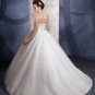 Exquisite Noble Cinch Waist Ball Gown Hi-Lo Wedding Dress D63843