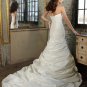 Noble One-Shoulder Mermaid Trumpet Chapel Train Wedding Dress D63820