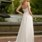 Elegant Strapless Floor Length A-Line Wedding Dress D63819
