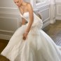 Elegant Strapless Mermaid Trumpet Hi-Lo Wedding Dress D63828