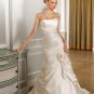 Sexy Strapless Mermaid Trumpet Floor Length Wedding Dress D63831