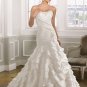 wholesale Elegant Strapless Mermaid Trumpet Chapel Train Wedding Dress  D63835