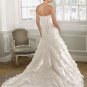 wholesale Elegant Strapless Mermaid Trumpet Chapel Train Wedding Dress  D63835