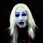 Halloween Costume Party Scary Long Hair Bloody Blue Eyes Mask D65289