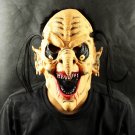 Bloody Teeth Black Hair Baldish Scary Halloween Party Mask D65290