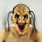 Bloody Teeth Black Hair Baldish Scary Halloween Party Mask D65290