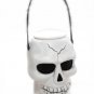 Halloween White Skeleton Head Pail D65559