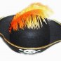 Stylish Feather Decoration Caribbean Pirate Captain Hat D65542