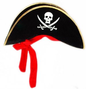 Stylish Commanding Black Pirate Hat D65546