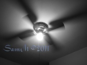 BrassBreeze 1, 5 x 7 Print, Fine Art Image Photo, Digital Ceiling fan wind breeze brass wood light