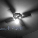 BrassBreeze 1, 8 x 10 Print, Fine Art Image Photo, Digital Ceiling fan wind breeze brass wood light