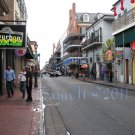 NO 3, 5x7 Print - Fine Art Image Photo Digital, new orleans bourbon st architecture bar neon street