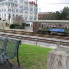 NO 17 8x10 Print Fine Art Image Photo Digital, new orleans bourbon st architecture Street car trolly