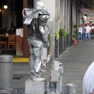 NO 20 8x10 Print Fine Art Image Photo Digital, new orleans bourbon st architecture tin man sliver