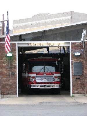 NO 21 8x10 Print Fine Art Image Photo Digital new orleans bourbon st architecture Fire truck Station