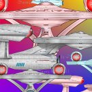 Star Trek 2009 USS Enterprise Spectrum 8x10 Print, Abstratct Digital Fine Art Image Photo