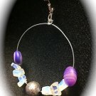 Lilac Semi-Precious Stone Hoops