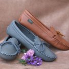Women's Softsole Deerskin Moccasins Cushion Insoles Sizes 5-10 Made in USA
