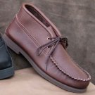 Mens Boots Lace-up Chukka Cowhide Leather Cushion Insoles Sizes 6-13 Made USA