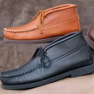 Mens Lace Up Chukka Boots Deertan Leather Cushion Insole Sizes 6-13 Made in USA