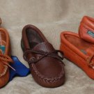 Childrens Cowhide Softsole Moccasins Cushion Insoles 8-13 1-3 Made in USA
