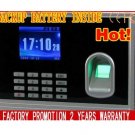 Spanish Version,Fingerprint Time and Attendance+BATTERY