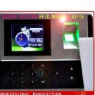 Color Fingerprint Time recorder with RFID+TCPIP+Battery