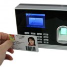 Color Fingerprint Time Recorder TCPIP+ID Card Reading