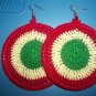 Rasta Earrings - Red, Yellow, Green