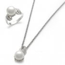 9.5mm Freshwater Pearl In Silver By Esther