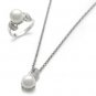 9.5mm Freshwater Pearl In Silver By Esther