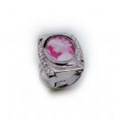 14k Gold Jade Cameo Ring By Esther