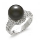 9mm Freshwater Pearl Ring In Silver