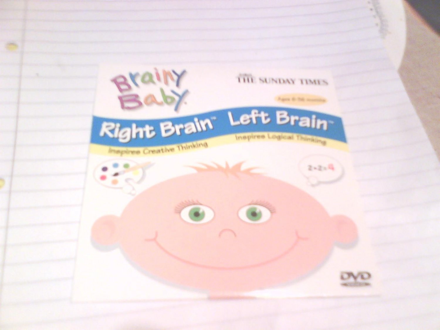 Brainy Baby DVD Right Brain Left Brain DVD Promo Times