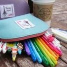 Eiffel Tower make up bag (Orange)