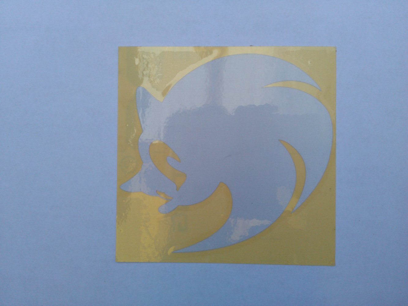 Sonic Head The Hedgehog Stickers - REFLECTIVE