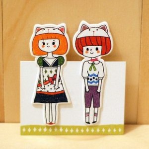 Adorbs Doll Pair Bookmarks #1