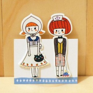 Adorbs Doll Pair Bookmarks #2