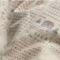 145 x 60 cm Cotton Fabric with Cross-Stitch Illustration