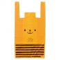 5 pcs of Kawaii Orange Bear - T-Shirts Plastic Bag