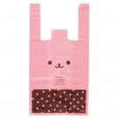 5 pcs of Kawaii Pink Rabbit - T-Shirts Plastic Bag