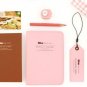Simple Passport Holder + luggage card + traveler notepad