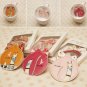 Stylish Orange Round Hand Mirror