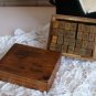 Alphabet and Symbol Antique Stamps - 28 pcs