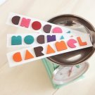 Coffee Set Tab Stickers