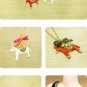Red and White Rocking Horse Carnival Necklace
