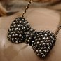 Small Studded Bow Necklace